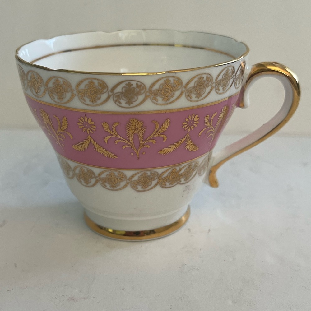 SALISBURY PINK & GOLD Tea Cup